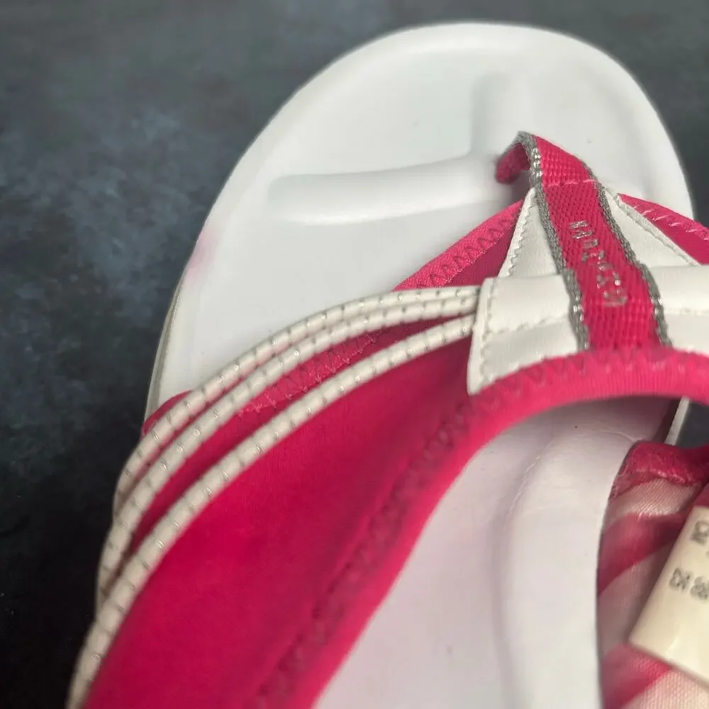 Skechers Y2K G-Tech Platform Flip Flops Neoprene Pink Size 8